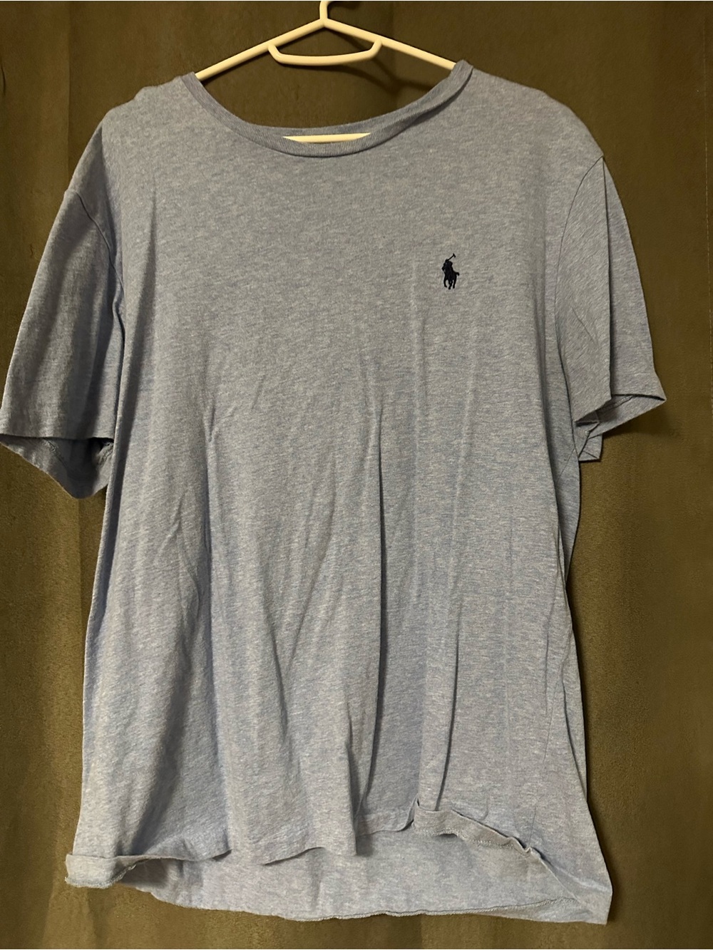 Polo by Ralph Lauren Light Grey Short Sleeve Tee with Navy Pony